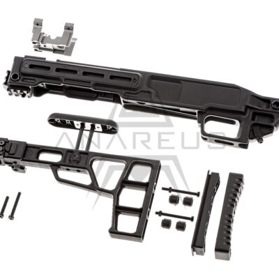 Alternative view of ML MLC-S2 Tactical Kit Chassis with Folding Stock for VSR - Black