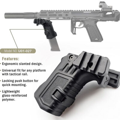 Alternative view of AA Tactical RIS Grip with Magazine Holder G-series / AAP-01 - Black