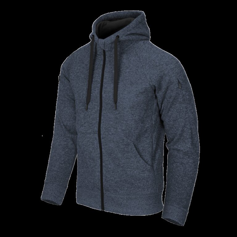 HELIKON COVERT TACTICAL Hoodie (FullZip)(R) - Melange Blue