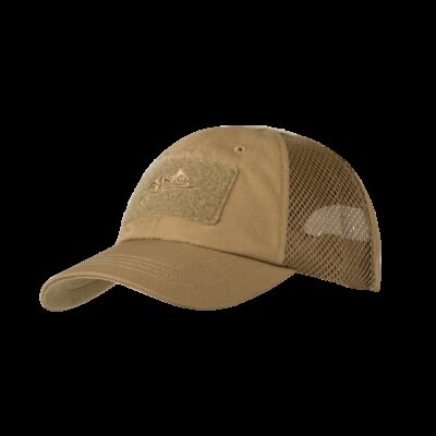 HELIKON BASEBALL VENT Cap with Velcro Adjustment, Ripstop - Coyote