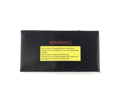 TITAN Safety Fireproof Bag for Batteries, 24.5x10.5 cm - Black - obrazek 3