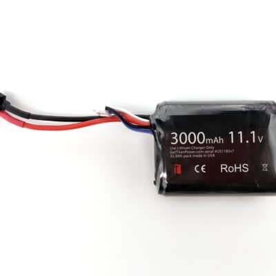 Alternative view of Li-Ion Battery TITAN 11.1V 3000mAh, 30C - Monoblock (PEQ Brick)