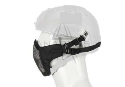 Mk.II Steel Half Face Mask FAST Version, Black - obrazek 2
