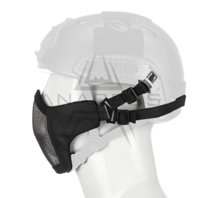 Alternative view of Mk.II Steel Half Face Mask FAST Version, Black