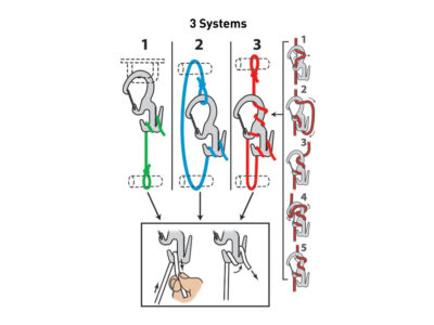 FIGURE 9(R) CARABINER ROPE TIGHTENER in metal color - small S - Combo set (2ks) - obrazek 3