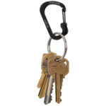 SLIDELOCK(R) CARABINER STAINLESS STEEL, black - size 3 - obrazek 3
