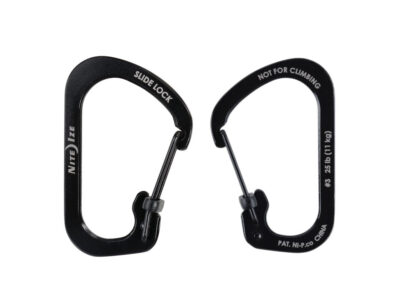 SLIDELOCK(R) CARABINER STAINLESS STEEL, black - size 4 - obrazek 2