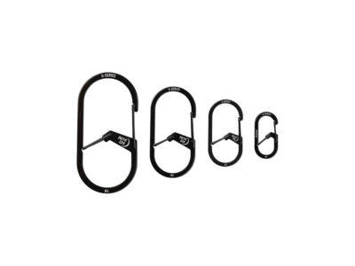 G-SERIES(TM) DUAL CHAMBER CARABINER (2pcs), black - size 1 - obrazek 2