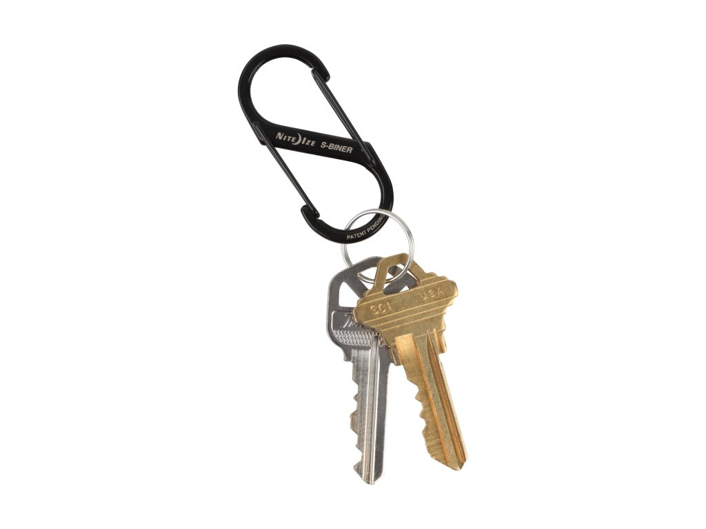 S-BINER(R) STAINLESS STEEL DUAL CARABINER (2pcs), black - size 1 OD-A-SB1-2PK-01 asgbox.pl S-BINER(R) STAINLESS STEEL DUAL CARABINER (2pcs), black - size 1 - obrazek 2