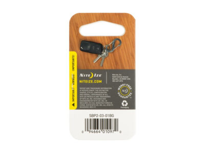 S-BINER(R) PLASTIC DUAL CARABINER, black - size 2 - obrazek 3