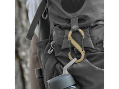 S-BINER(R) PLASTIC DUAL CARABINER, coyote - size 4 - obrazek 5