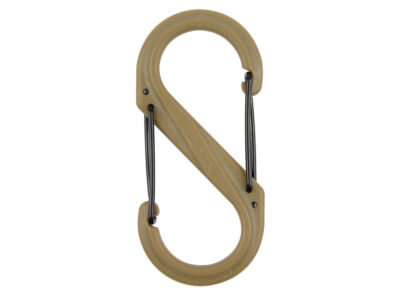 S-BINER(R) PLASTIC DUAL CARABINER, coyote - size 4 - obrazek 2