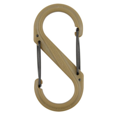 Alternative view of S-BINER(R) PLASTIC DUAL CARABINER, coyote - size 4