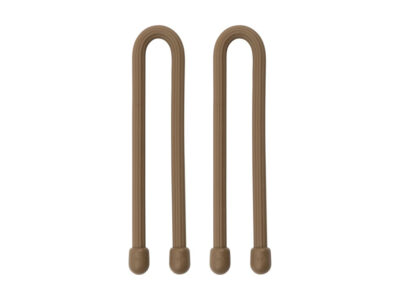 GEAR TIE(R) REUSABLE RUBBER TWIST TIE(TM) (2pcs), coyote - length 6" - obrazek 2