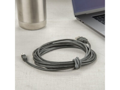 GEAR TIE(R) REUSABLE RUBBER TWIST TIE(TM) (2pcs), Charcoal - length 6" - obrazek 5