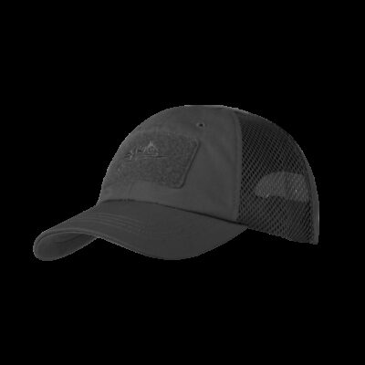 HELIKON BASEBALL VENT Cap with Velcro Adjustment, Ripstop - Black