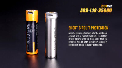 Charging battery USB Fenix 18650 3500mAh (Li-ion) - obrazek 5