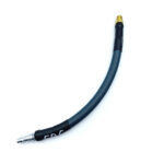 EPeS IGL HPA S a F Braided Hose, 20 cm, QD Foster  plus  1/8 NPT - Grey