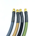 EPeS IGL HPA S a F Braided Hose, 20 cm, QD Foster  plus  1/8 NPT - Grey - obrazek 2