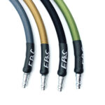 EPeS IGL HPA S a F Braided Hose, 20 cm, QD Foster  plus  1/8 NPT - Grey - obrazek 3