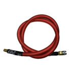 EPeS HPA S a F Braided Hose, 100 cm, QD Foster  plus  1/8 NPT - Red