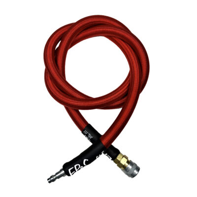 EPeS HPA S a F Braided Hose, 100cm, QD Foster - Red