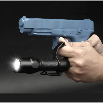 Alternative view of Tactical Flashlight ring 22mm - TAN