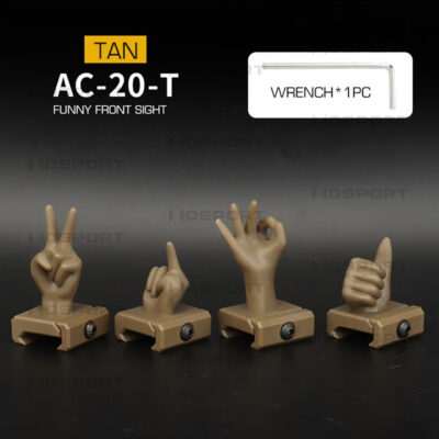 Funny Sight przyrządy celownicze dłonie - TAN