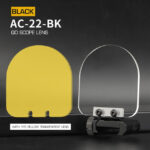 Flip-up QD Scope Lens / Sight Shield Protector - Black