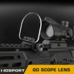 Flip-up QD Scope Lens / Sight Shield Protector - TAN - obrazek 3