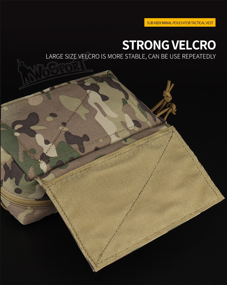 WST Abdominal Fanny Pack with Velcro Mount - Green OD-A-WOSP71-OD asgbox.pl WST Abdominal Fanny Pack with Velcro Mount - Green - obrazek 5