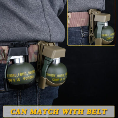 Alternative view of Wosport M67 DUMMY model MOLLE Set - TAN