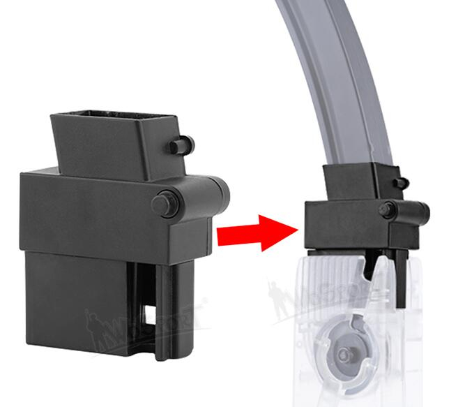 Adapter MP5 do PTS ODIN M12 Lever Speedloader - Black WOSP78-MP5 asgbox.pl Adapter MP5 do PTS ODIN M12 Lever Speedloader - Black