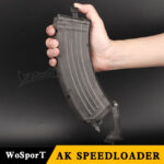 Speedloader type AK, 1000 BBs - Transparent (dark) - obrazek 3