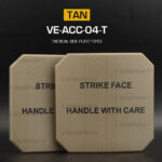 Tactical Side Pads 6x6'' Dummy - plastic (2PCS) - TAN