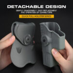 WST Belt Holster for G-Series, Right Hand - Tan - obrazek 2
