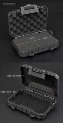 Waterproof Molle tactical gear case - TAN - obrazek 3