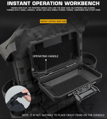 Waterproof Molle tactical gear case - MC - obrazek 4
