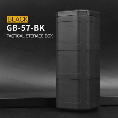 WST Tactical Storage Box, 16x6x6 cm - Black