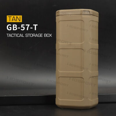 WST Tactical Storage Box, 16x6x6 cm - Tan