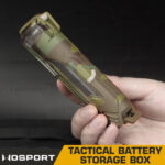 WST Tactical MOLLE Battery Storage Box – MC Black - obrazek 4