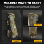 WST Tactical MOLLE Battery Storage Box – Green - obrazek 2