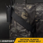 WST Tactical Elastic Anti-Slip Thigh Belt – Black - obrazek 3