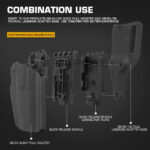 WST Quick Locking System Kit for QLS Holsters – Black - obrazek 2