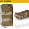 MOLLE Open Single M4 magazine storage bag/Pouch - OD OD-A-WOSP104-OD asgbox.pl