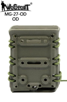 WST Nylon MOLLE 7.62 / AK Magazine Pouch – Green