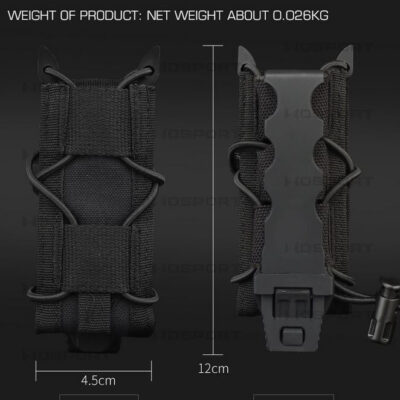 Alternative view of WST Tiger Type 9mm Magazine Molle Pouch - Black