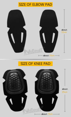 WST G4 Combat Uniform Protector Pads Set – Tan - obrazek 2