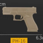 WST G-Series Pistol 3D PVC Patch – Tan - obrazek 3
