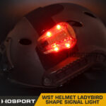 WST LADYBIRD Helmet Beacon (Red Light) – Tan - obrazek 4